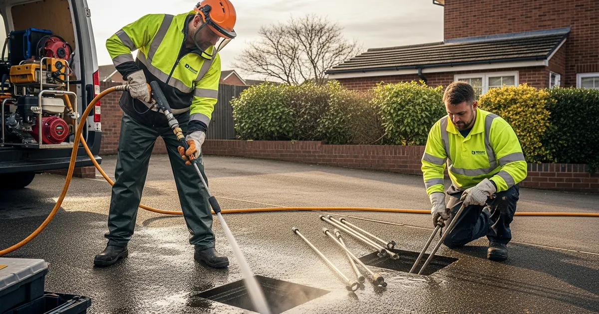 Comparison of drain jetting equipment versus traditional drain rods